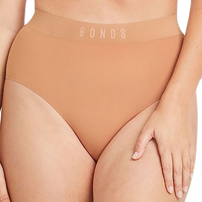 Bonds Invisi Comfortband Hi Full Brief WTT8 Nude Womens Underwear