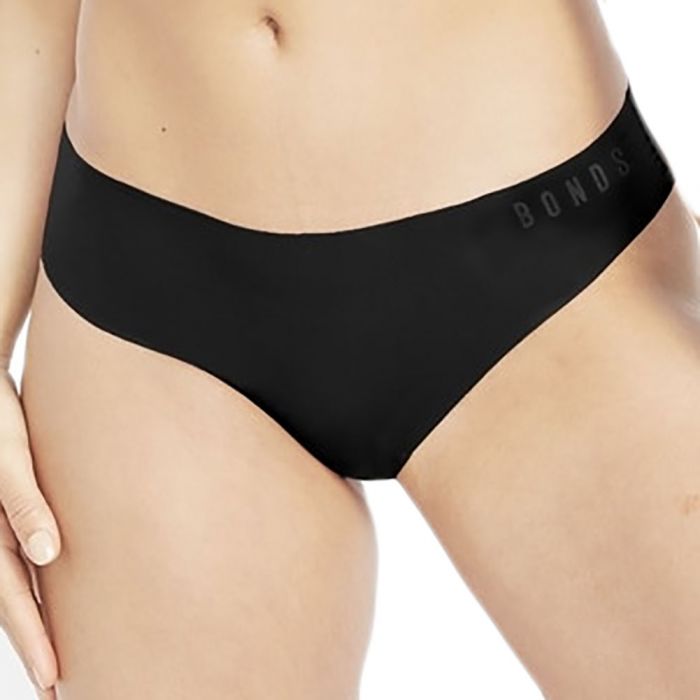 Bonds Invisi Freecuts Bikini WU3T Black Womens Underwear