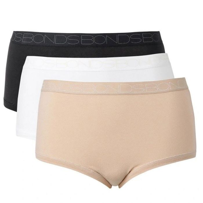 Bonds Cottontails Full Brief 3-Pack WY5NA Assorted Womens Underwear
