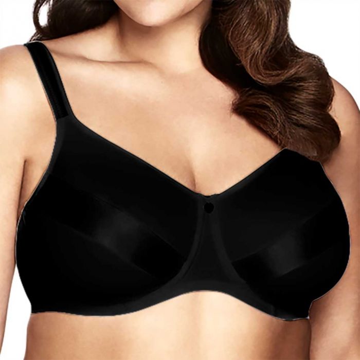 Hestia Minimising Y629UW Black Womens Bra