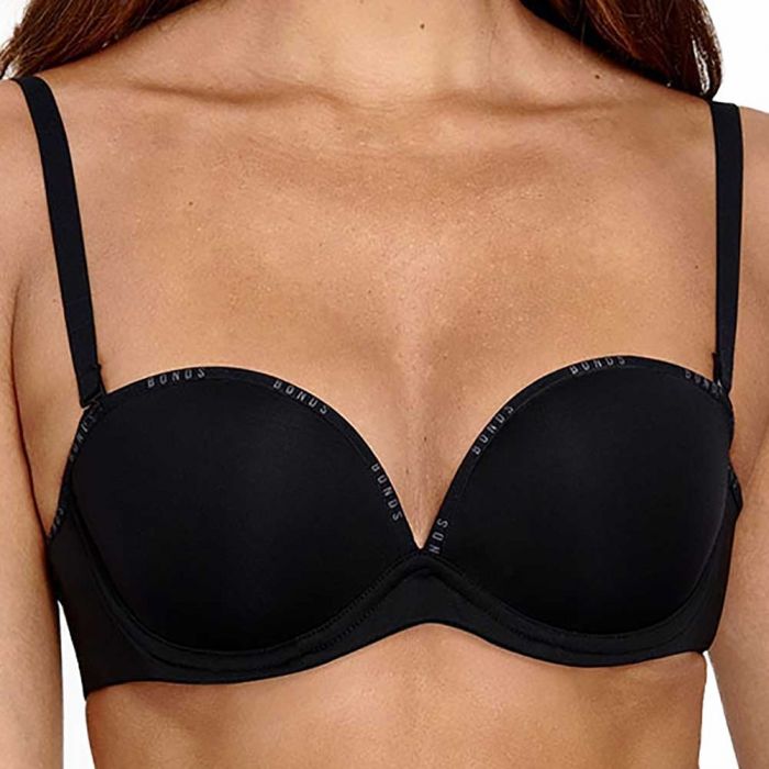 Bonds Invisi Strapless Bra YXC3Y Black Womens Bra