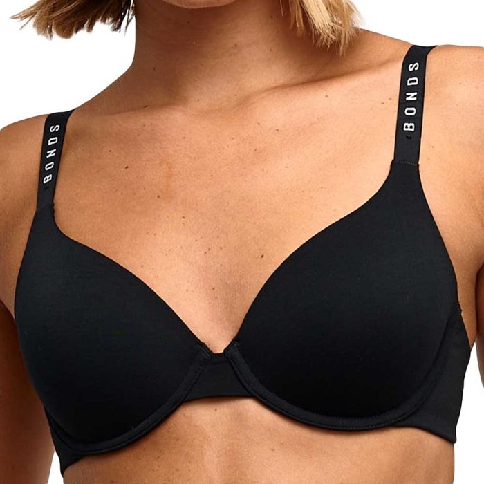 Bonds Originals Tee Bra YXRFY Black Womens Bra