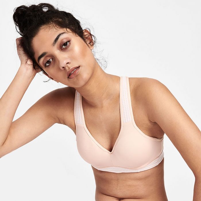 Berlei Electrify Mesh Crop YYPU Nude Glow Womens Bra