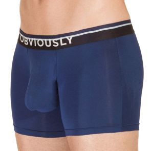 Obviously PrimeMan Boxer Brief 3 Inch Leg A00 Navy