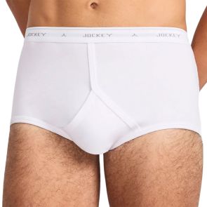 Jockey Classic Y-Front Brief 3-Pack JCMU250P3 White