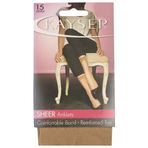 Kayser 10-Pack Sheer Anklets H10203 Nubeige