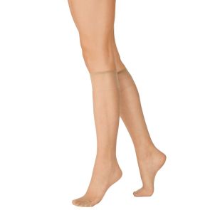 Kayser 10-Pack Silky Elastane Knee Highs H10202 Nubeige