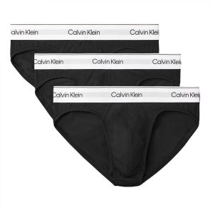 Calvin Klein Modern Cotton Low Rise Briefs 3-Pack NB3961 Black