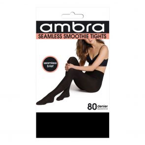 Ambra Seamless Smoothie  Opaque Tight 80 Denier Black