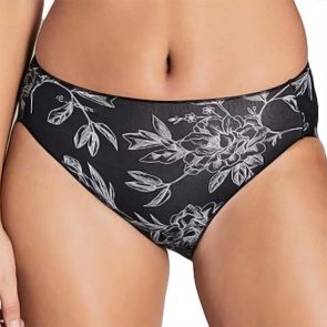 Jockey No Panty Line Promise Next Gen Hi-Cut WVCB Black and White