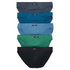 Bonds Mens Action Brief 5-Pack M8OS5I Multi Green/Charcoal/Blue/Light Blue/Black