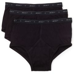 Jockey Classic Y-Front Brief Value 3-Pack Black M9009B