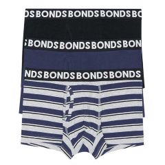 Bonds Everyday Trunk 3-Pack MWQ33A Stripe/Navy/Black