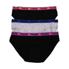 Tradie Lady 3 Pack Bikini WJ2094SB3 Focus Pack