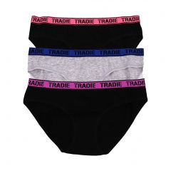 Tradie Lady 3-Pack Bikini WJ2094SB3 Focus Pack