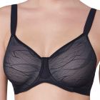 Triumph Airy Sensation Minimiser Bra 10167916 Black Womens Bra