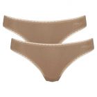 Sloggi GO Brazilian Brief 2-Pack 10207355 Nostalgic Brown