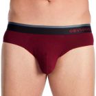 Obviously PrimeMan Brief A02 Maroon Mens Underwear