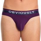 Obviously PrimeMan Hipster Brief A04 Purple Mens Underwear