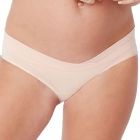 Ambra Bamboo Maternity Bump Brief Putty Pink