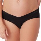 Ambra Bamboo Maternity Bump Brief Charcoal Marle