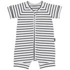 Bonds Zip Romper Wondersuit BXNMA Black Stripes Baby Cloth