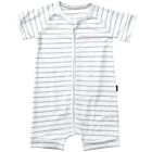 Bonds Zip Romper Wondersuit BXNMA Grey Stripes Baby Cloth