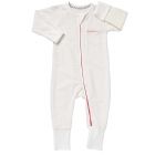 Bonds Baby Zip Wondersuit Poodelette BZJSM White Pink Spot