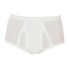 Holeproof Cotton Interlock Brief 4-Pack M16744 Blk//Brn//Blu//Gry