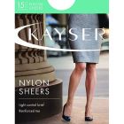 Kayser Sheer Nylon Sheers H10610 Nearly Black Womens Hosiery