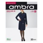 Ambra Qantas Legcare 20 Support Tights QAN20PH Black Womens Hosiery