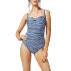 Moontide Twist Swim Suit M4503TG Blue Womens Swimwear