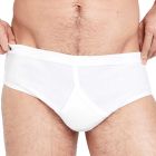 Jockey Comfort Rib Y-Front Brief M9110G White Mens Underwear