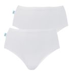 Sloggi Hikini 2 Pack 10054777 White Womens Underwear