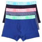 Tradie 3 Pack Fitted Trunks MJ1194WK3 Burst Mens Underwear