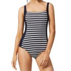 Moontide Above Board Square Neck Swim One Piece M4671AB Navy Swimwear