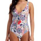 Moontide Oasis Plunge Swim Suit M4828AS Print Womens Swimwear