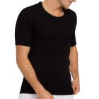 Holeproof Aircel Round Neck Thermal Short Sleeve Tee MYQ31A Black