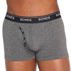 Bonds Guyfront Trunk MZVJ Charcoal Marle Mens Underwear