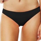 Piha Solid Separates Gathered Brazillian Swim Pant P2007SS Black Womens Underwear