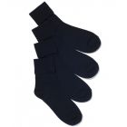 Bonds Kids School Turnover Top Socks 4-Pack R5134O Navy Kids Sock