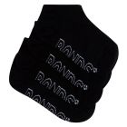 Bonds Kids Logo Light Low Cut 4 Pack RXUU4N Black Kids Socks