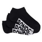 Bonds Cushioned Low Cut 3 Pack Kids Socks RXVQ3N Black Kids' Socks