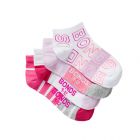 Bonds Girls Fashion Trainer Socks 4-Pack RZLY4N Pink/White Girls Socks