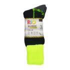 Rio No Hole Work Crew 3-Pack S7453S Fluro Yellow