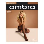 Ambra Satin Stay Up AMBSUST Almost Black