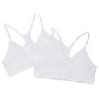 Bonds Kids Stretchies Contour Crop 2-Pack UXNK2A White