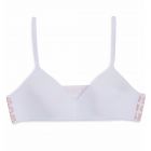 Bonds Girls Stretchies Contour Crop UZR31A White Girls Bra