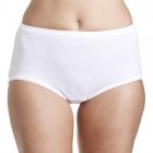 Bonds Satin Touch Cottontails Midi Brief W019O White Womens Hosiery