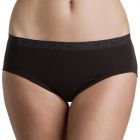 Bonds Cottontails Midi Briefs 3PK WY5P Black Womens Underwear